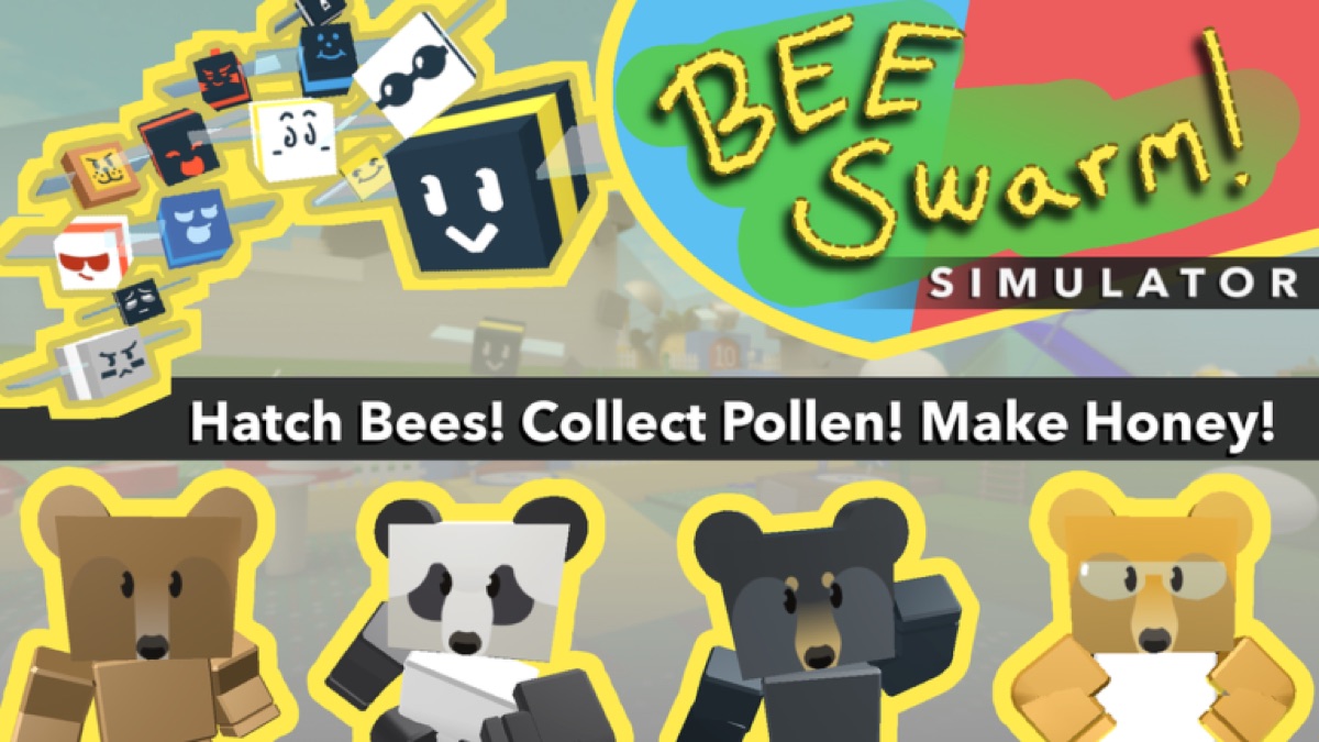 Bee Swarm Simulator hive and bee swarm view